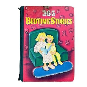 365 Bedtime Stories 1944 Whitman HardCover VTG storybook for Children kids book